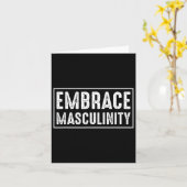 Embrace Masculinity Men Gym Karte (Gelbe Blume)