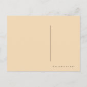 Embrace Me ~ Postkarte / Einladungen (Rückseite)