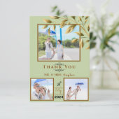 Embrace Natural Elegance Dankeskarte (Stehend Vorderseite)