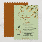 Embrace Natural Elegance Einladung (Vorne/Hinten)