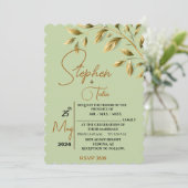 Embrace Natural Elegance Einladung (Stehend Vorderseite)