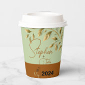 Embrace Natural Elegance Pappbecher (Rückseite)