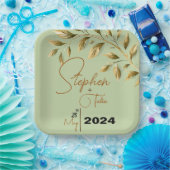 Embrace Natural Elegance Pappteller (Party)