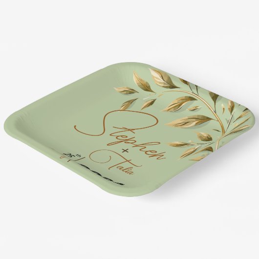 Embrace Natural Elegance Pappteller (Gewinkelt)