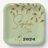 Embrace Natural Elegance Pappteller (Vorderseite)