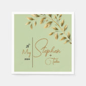 Embrace Natural Elegance Serviette (Vorderseite)