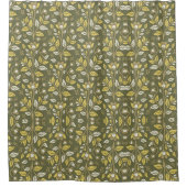 Embrace Nature with Elegant Floral Patterns Duschvorhang (Vorderseite)