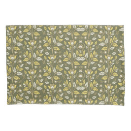 Embrace Nature with Elegant Floral Patterns Kissenbezug