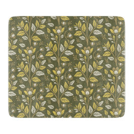 Embrace Nature with Elegant Floral Patterns Schneidebrett