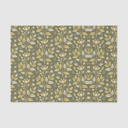 Embrace Nature with Elegant Floral Patterns Seidenpapier (Vorderseite)