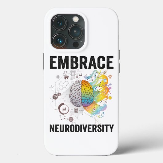 Embrace Neurodiversity Adhd Awareness Giftneurodiv Case-Mate iPhone Hülle (Rückseite)