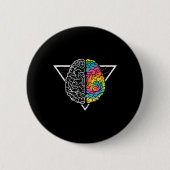 Embrace Neurodiversity ADHD LD Autismus Bewusstsei Button (Vorderseite)