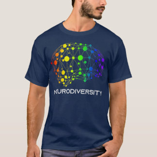 Embrace Neurodiversity Autism ADHD ASD Brain Srews T-Shirt