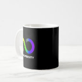 Embrace Neurodiversity-Autismus Adhd Asd Infinity Kaffeetasse (Vorderseite Links)