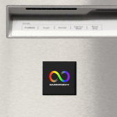 Embrace Neurodiversity-Autismus Adhd Asd Infinity Magnet (In Situ (Geschirrspüler))