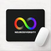 Embrace Neurodiversity-Autismus Adhd Asd Infinity Mousepad (Mit Mouse)