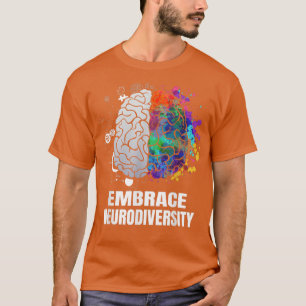 Embrace Neurodiversity Autismus ADHD ASD Rainbow B T-Shirt