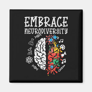Embrace Neurodiversity Autismus Bewusstsein Asse M Magnet