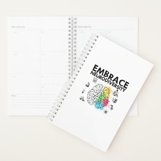 Embrace Neurodiversity-Autismus-Bewusstsein Planer (Anzeige)