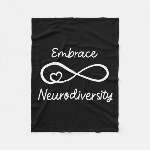 Embrace Neurodiversity-Autismus Sensibilisierungsl Fleecedecke