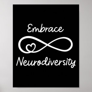 Embrace Neurodiversity-Autismus Sensibilisierungsl Poster