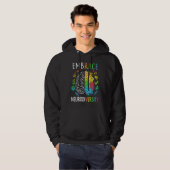 Embrace Neurodiversity Brain Autism Awareness Puzz Hoodie (Vorne ganz)