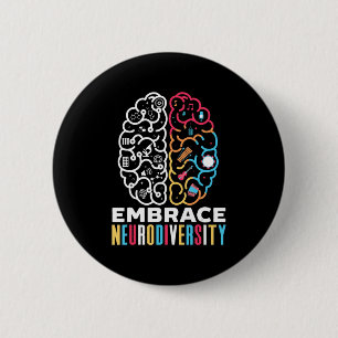 Embrace Neurodiversity-Design für eine Autismus-Aw Button