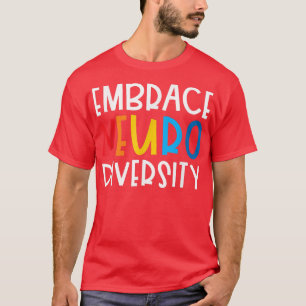 Embrace Neurodiversity Embrace ADHD Autism ASD Awa T-Shirt