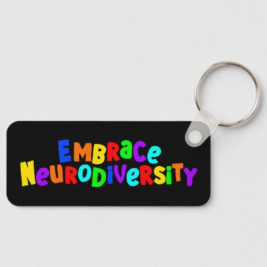 Embrace Neurodiversity | Neurodivere Sensibilisier Schlüsselanhänger (Vorderseite)