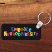 Embrace Neurodiversity | Neurodivere Sensibilisier Schlüsselanhänger (Vorderseite)