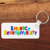 Embrace Neurodiversity | Neurodivere Sensibilisier Schlüsselanhänger (Vorderseite)