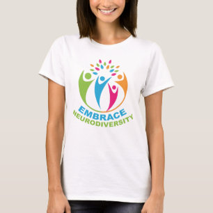 Embrace Neuroversity Autismus Spectrum farbenfroh T-Shirt
