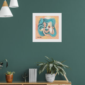 Embrace of Light - Original Illustration Poster