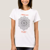 Embrace Peace Zen Mandala Craft T-Shirt (Vorderseite)