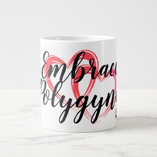Embrace Polygyny Jumbo-Tasse (Vorderseite)