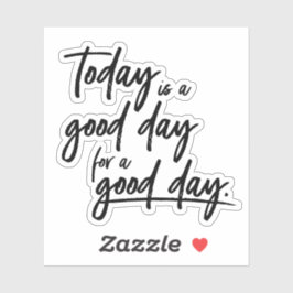 Embrace Positivity: Moderne handgeschriebene Typog Aufkleber