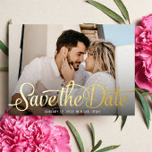 Embrace Save the Date Foil Einladung