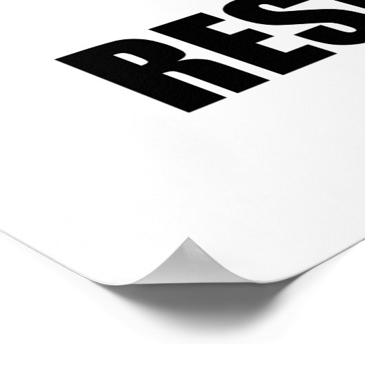 Embrace Science Resist Ignorance Poster (Ecke)