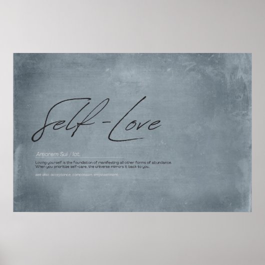 Embrace Self-Liebe: Ihre Reise zur Erfüllung Poster (Vorne)