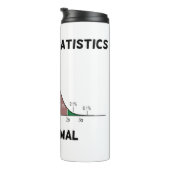 Embrace-Statistik ist eine normale Bell Curve-Anwe Thermosbecher (Nach rechts gedreht)