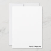 Embrace the Beard Life: Eine Feier des Responsib Einladung (Rückseite)