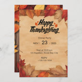 EMBRACE THE BEAUTY OF AUTUMN WITH OUR INVITATION EINLADUNG (Vorne/Hinten)