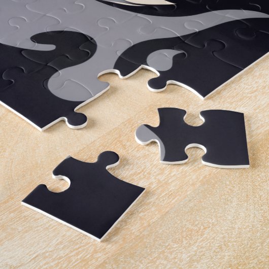 Embrace the Dread: Grimmige Sensenmann Art Puzzle (Seite)