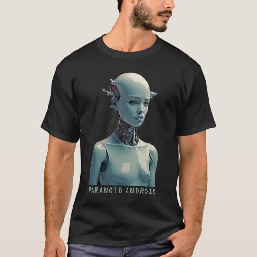 Embrace the Future - Radiohead's paranoide Android T-Shirt (Vorderseite)