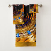 "Embrace the Majesty of Nubian Queens" Badhandtuch Set (Insitu)