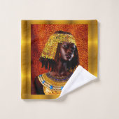 "Embrace the Majesty of Nubian Queens" Badhandtuch Set (Waschlappen)