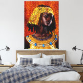 "Embrace the Majesty of Nubian Queens" Leinwanddruck (Insitu (Schlafzimmer))