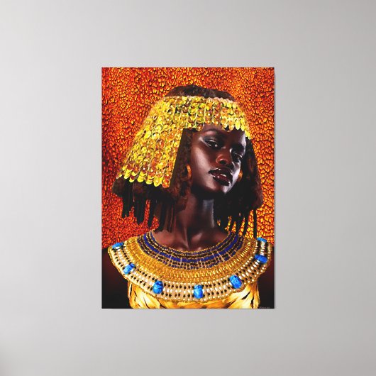 "Embrace the Majesty of Nubian Queens" Leinwanddruck (Vorderseite)