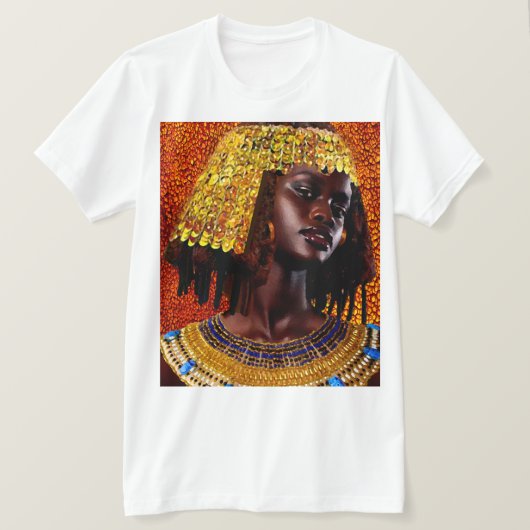 "Embrace the Majesty of Nubian Queens" T-Shirt (Design vorne)