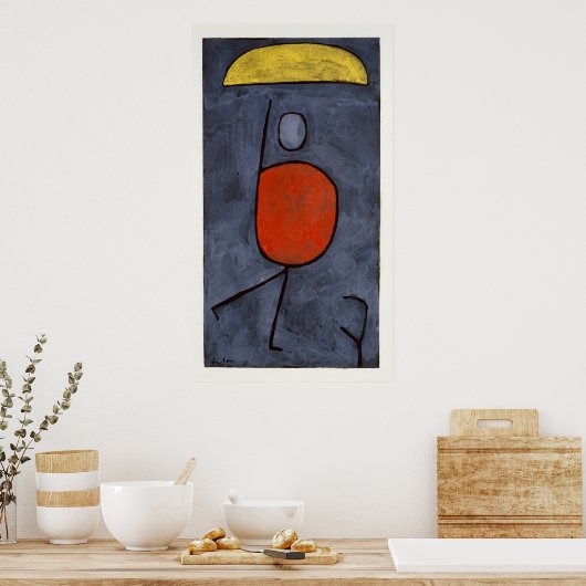 Embrace the Rain: Paul Klees Schirmherrschaft Poster (Küche)